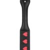 Shots Ouch Hearts Paddle - Black