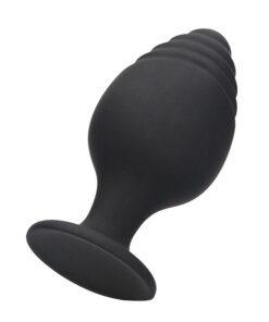 Shots Ouch Rippled Butt Plug Set - Black