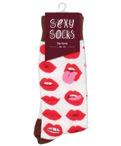 Shots Sexy Socks Lip Love - Female