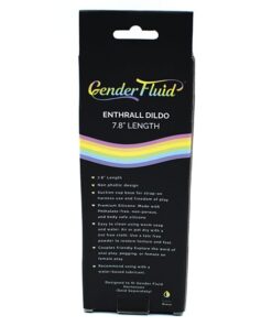 Gender Fluid 7.8" Enthrall Strap On Dildo - Black