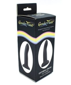 Gender Fluid 6.5" Enthrall Strap On Dildo - Black