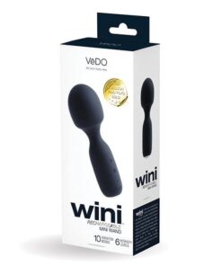 VeDo Wini Rechargeable Mini Wand - Just Black