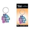 Wood Rocket Live Laugh Cum Keychain - Multi Color