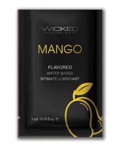 Wicked Sensual Care Water Based Lubricant - .1 oz Mango