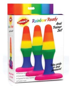 Frisky Rainbow Silicone Anal Trainer Set