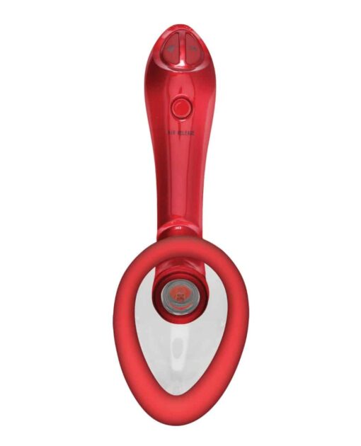 Bloom Intimate Body Automatic Vibrating Rechargeable Pump Limited Edition - Red