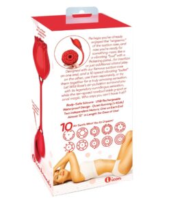 Wild Rose & Bullet Vibrator - Red