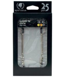 Spartacus Adjustable Tweezer Nipple Clamps w/Jewel Chain