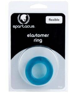 Spartacus Elastomer Cock Ring - Metro Blue