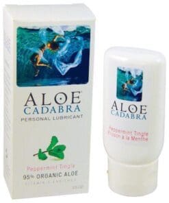 Aloe Cadabra Organic Lubricant - 2.5 oz Peppermint Tingle