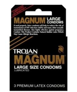 Trojan Magnum Condoms - Box of 3