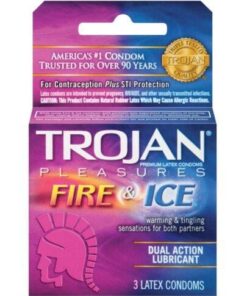 Trojan Fire & Ice Condoms - Box of 3