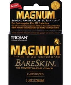 Trojan Magnum Bareskin Condoms - Pack of 3