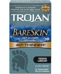 Trojan Bare Skin Condoms - Box of 10