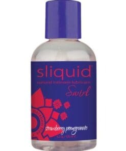 Sliquid Naturals Swirl Lubricant - 4.2 oz Strawberry Pomegranate