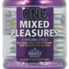 One Mixed Pleasures Condoms - Jar of 12