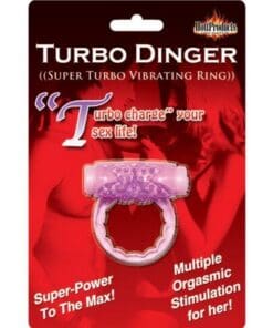 Humm Dinger Turbo Vibrating Cockring - Purple