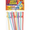 Party Pecker Straws - Asst. Colors Pack of 10