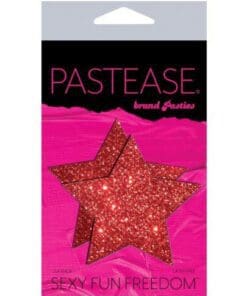 Pastease Glitter Star - Red O/S