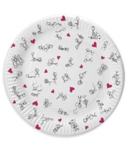 7" Dirty Dishes Position Plates - Bag of 8