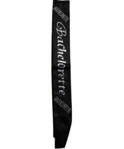 Bachelorette Non Flashing Sash - Black