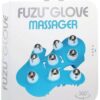 Fuzu Glove Massager - Neon Blue