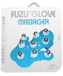 Fuzu Glove Massager - Neon Blue