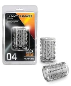 Blush Stay Hard Cock Sleeve 04 - Clear