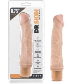 Blush Dr. Skin Vibe 9" Dong #6 - Beige