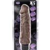 Blush X5 Plus Hard On Vibrating 9" Dildo - Brown