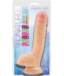 Blush Au Naturel 9" Sensa Feel Dildo - Beige