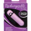 Simple & True Rechargeable Vibrating Bullet - Purple