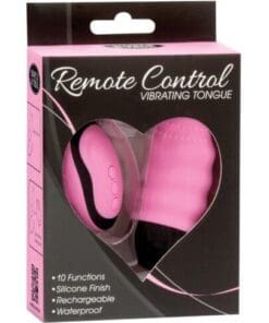 Simple & True Remote Control Vibrating Tongue - Pink