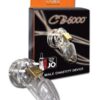 CB-6000 3 1/4" Cock Cage & Lock Set - Clear