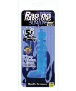 Raging Hard Ons Slimline 5.5" Ballsy - Blue Jelly