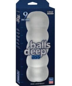 Balls Deep The Bad Ass 9" Stroker - Frost