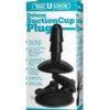 Vac-U-Lock Deluxe Suction Cup Plug Accessory - Black