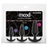 Mood Naughty 1 Anal Trainer Set - Black Set of 3