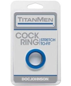 Titanmen Tools Cock Ring - Blue