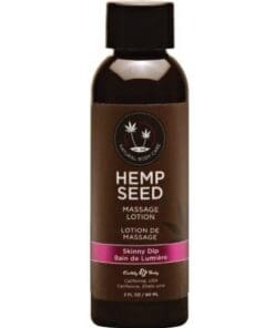 Earthly Body Hemp Seed Massage Lotion - 2 oz Skinny Dip