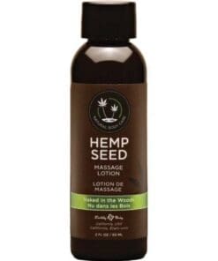 Earthly Body Hemp Seed Massage Lotion - 2 oz Naked in the Woods