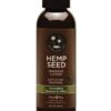 Earthly Body Hemp Seed Massage Lotion - 2 oz Guavalava