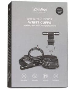 Easy Toys Over The Door Wrist Cuffs - Black