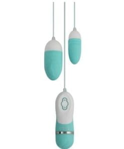 GigaLuv Dual Vibra Bullets - 10 Functions Tiffany Blue