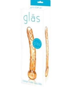 Glas Tickler Dildo - Orange