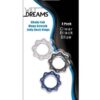 Wet Dreams Chain Gang Cock Rings - Asst. Pack of 3