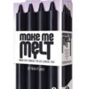 The 9's Make Me Melt Sensual Warm Drip Candles - Jet Black Pack of 4