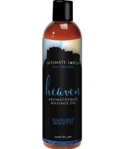 Intimate Earth Heaven Massage Oil - 120 ml Hazelnut Biscotti