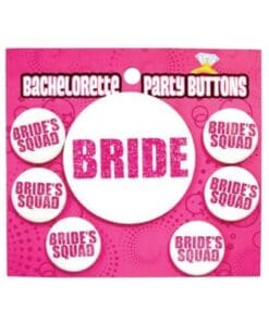 Bachelorette Party Button - Bride/Bride's Squad