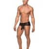 Hoser Stretch Mesh Micro Mini Short Black MD